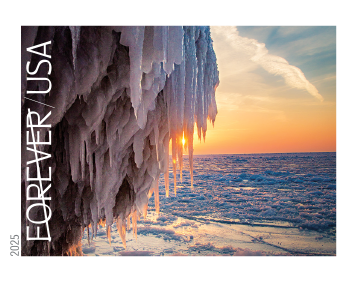 2025 Winter Landscapes Stamps USPS Forever Stamps image 4