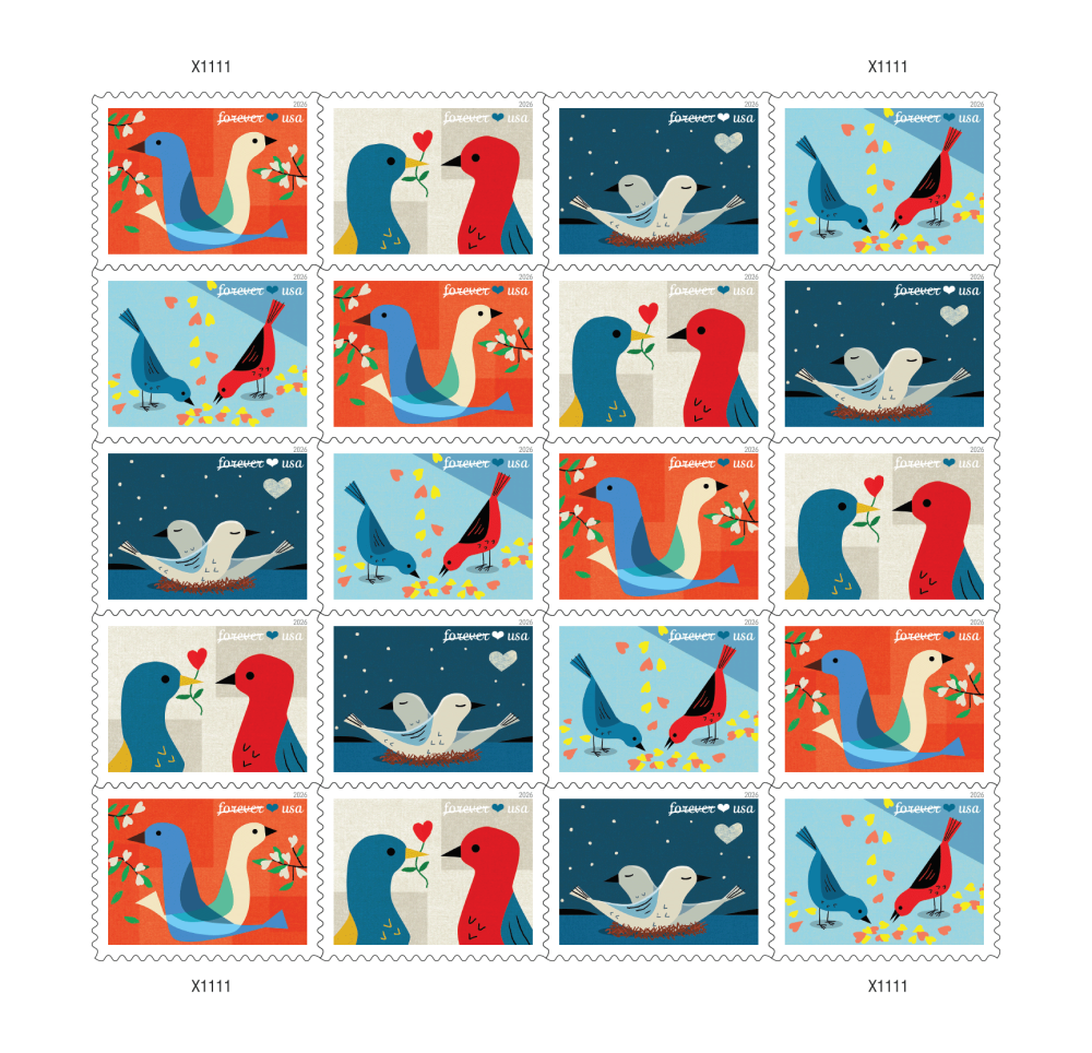 2026 LOVE Stamps USPS Forever Stamps image 5