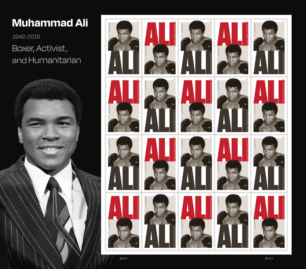 2026 Muhammad Ali Stamps USPS Forever Stamps image 3