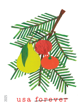 2025 Holiday Cheer Stamps USPS Forever Stamps image 2