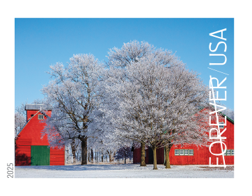 2025 Winter Landscapes Stamps USPS Forever Stamps image 2