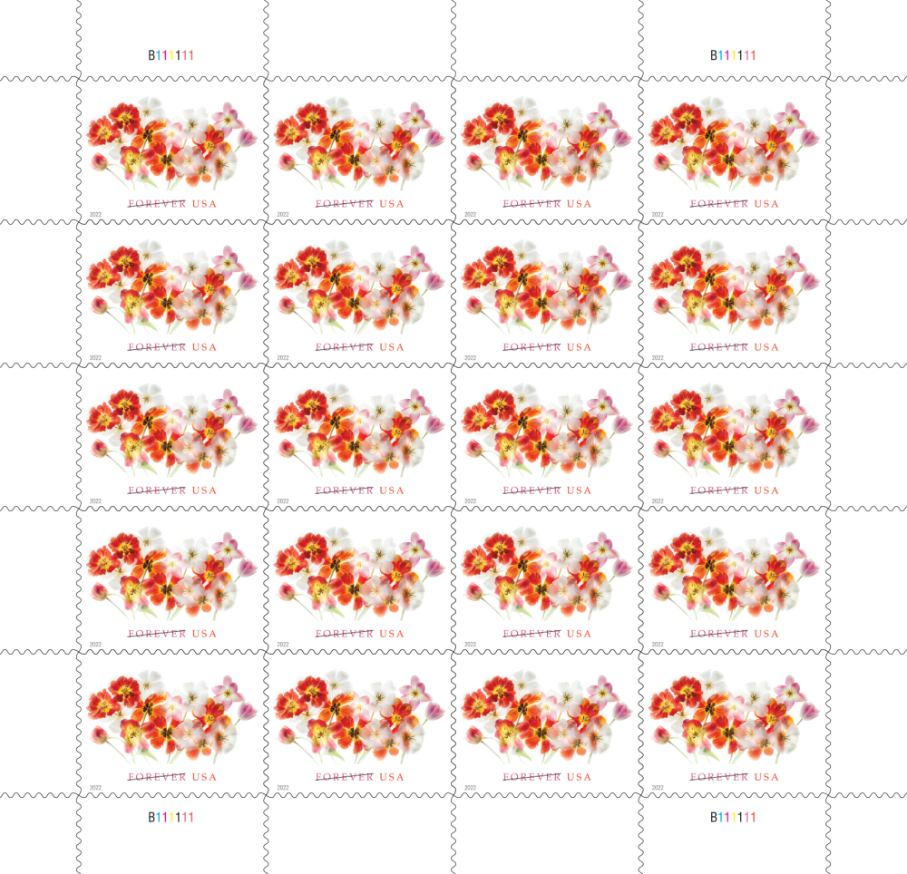 2022 Tulips Forever®Stamp | Tool Stamps US Postage Stamps