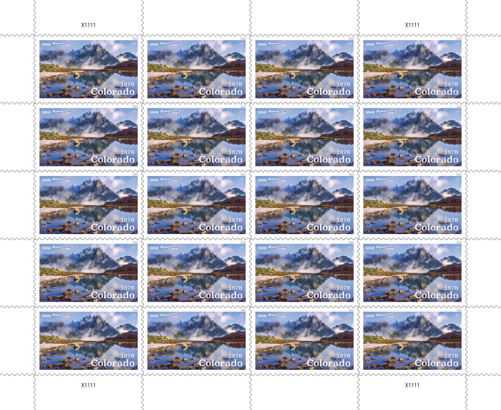 2026 Colorado Statehood Stamps USPS Forever Stamps image 2