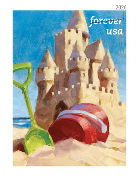 2026 A Day at the Beach stamps | Tool Stamps US Postage Stamps