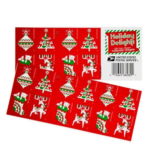 2020 Christmas Holiday Delights Stamps | Tool Stamps US Postage Stamps