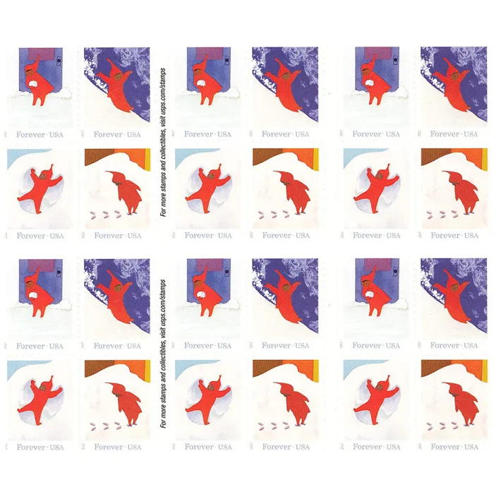 2017 The Snowy Day  stamps | Tool Stamps US Postage Stamps