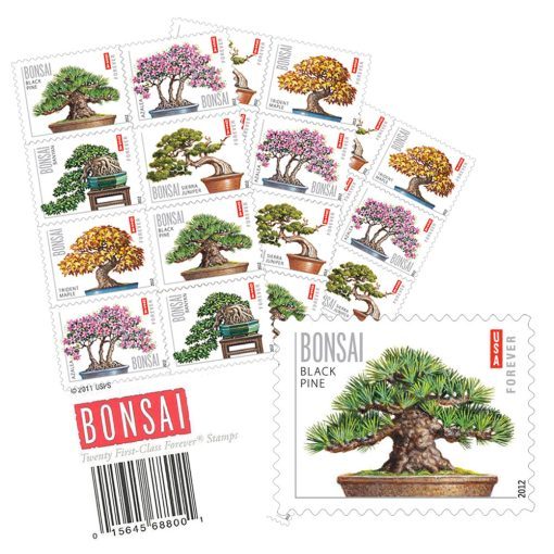 2012 Bonsai Tree  stamps | Tool Stamps US Postage Stamps