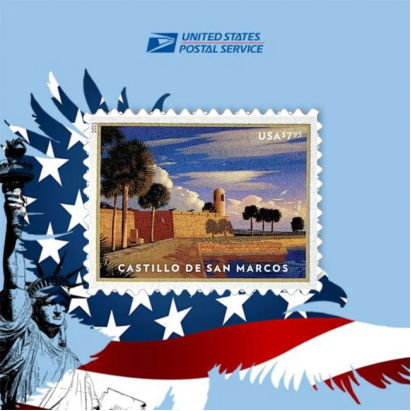 2021 Castillo De San Marcos Stamps | Tool Stamps US Postage Stamps