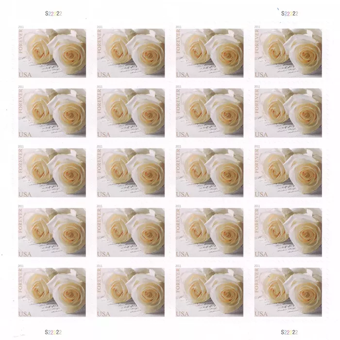 2011 Wedding Roses Commemorative stamps | Tool Stamps US Postage Stamps