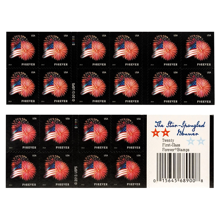 2014 Star-Spangled Banner books Forever®Stamp | Tool Stamps US Postage Stamps