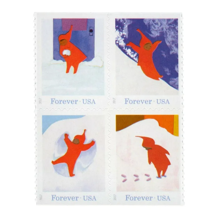 2017 The Snowy Day  stamps | Tool Stamps US Postage Stamps