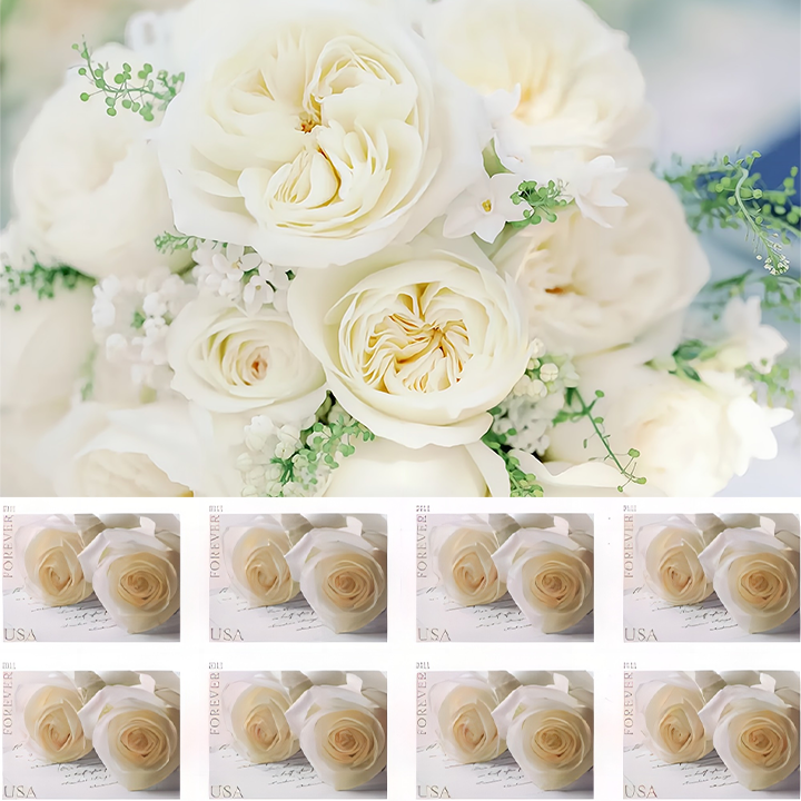 2011 Wedding Roses Commemorative stamps | Tool Stamps US Postage Stamps