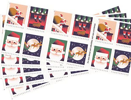 2021 A Visit from St Nick Christmas stamps | Tool Stamps US Postage Stamps