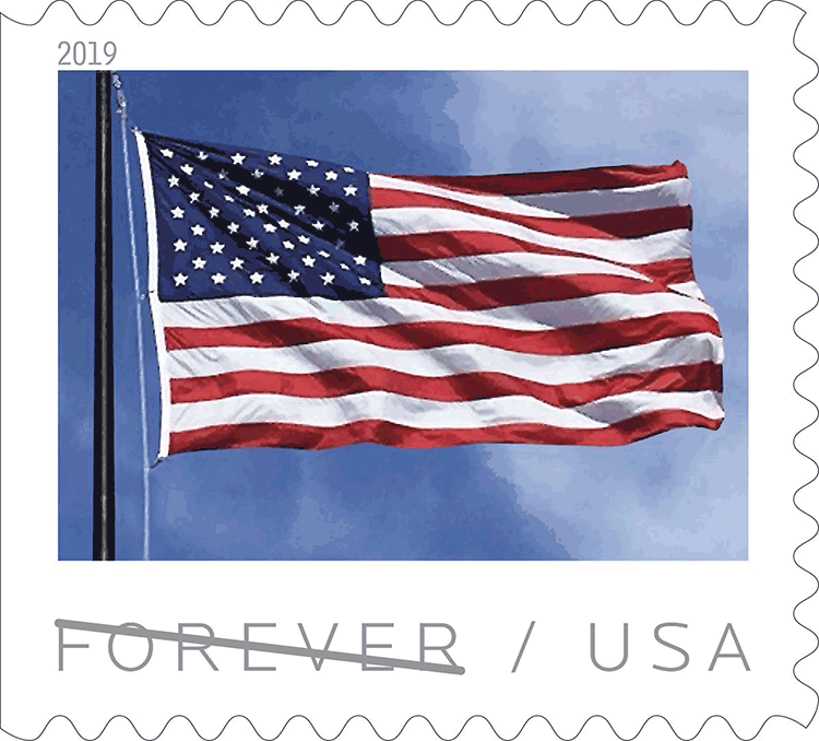 2019 U.S. Flag Forever Stamps 10 Rolls | Tool Stamps US Postage Stamps