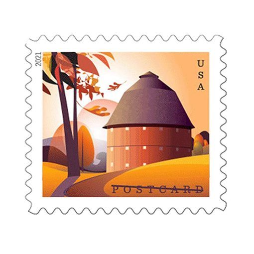 2021 Barn Postcard stamps | Tool Stamps US Postage Stamps