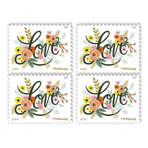 2018 Love Flourishes Forever®Stamp | Tool Stamps US Postage Stamps