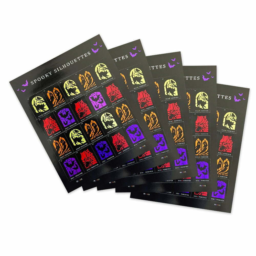 2019 Spooky Silhouettes Stamps | Tool Stamps US Postage Stamps