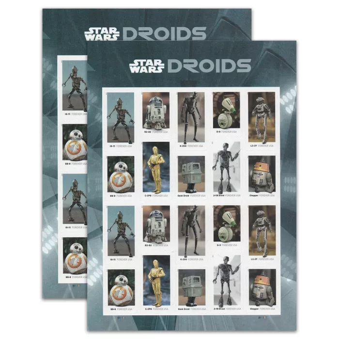 2021 Star Wars Droids | Tool Stamps US Postage Stamps