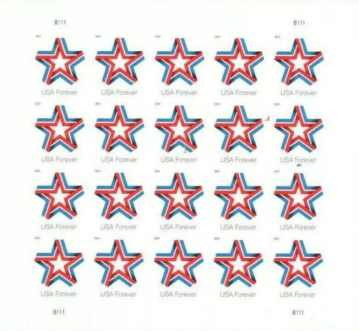 2019 Star Ribbon  stamps | Tool Stamps US Postage Stamps