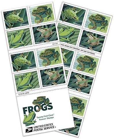 2019 Frogs Booklet stamps | Tool Stamps US Postage Stamps