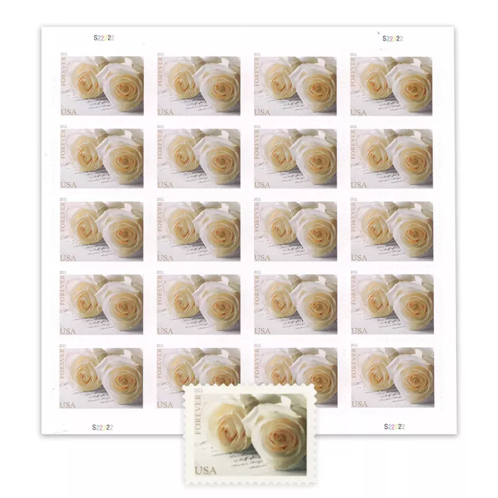 2011 Wedding Roses Commemorative stamps | Tool Stamps US Postage Stamps