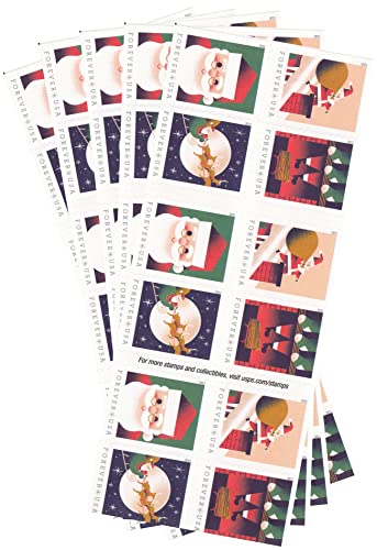 2021 A Visit from St Nick Christmas stamps | Tool Stamps US Postage Stamps