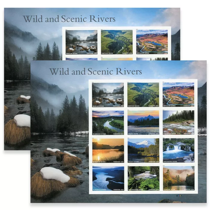 2019 Wild And Scenic Rivers Stamps | Tool Stamps US Postage Stamps