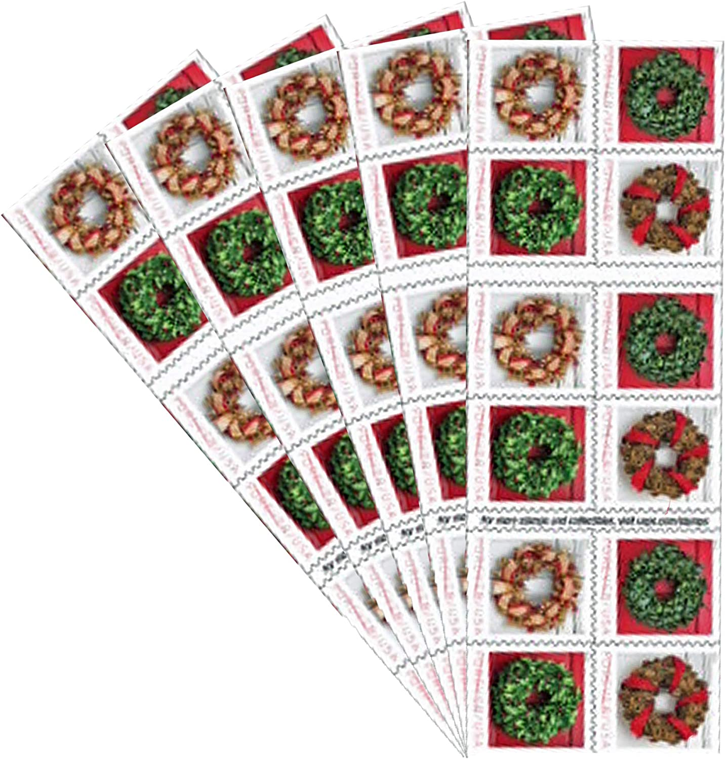 2019 Holiday Wreaths Christmas Stamps | Tool Stamps US Postage Stamps