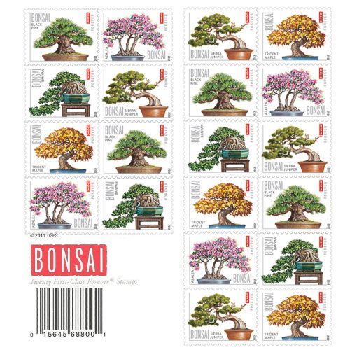 2012 Bonsai Tree  stamps | Tool Stamps US Postage Stamps