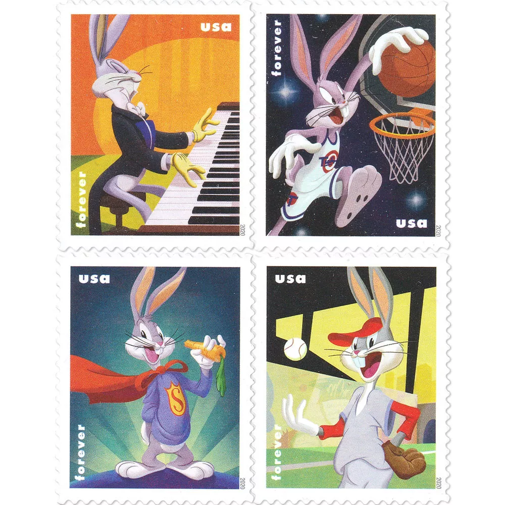 2020 Bugs Bunny Stamps | Tool Stamps US Postage Stamps