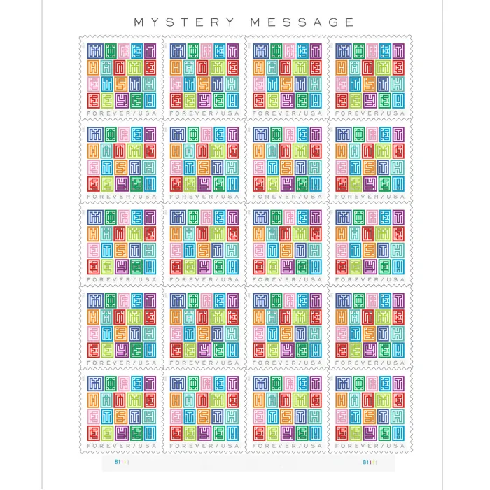 2021 Mystery Message Forever Stamps | Tool Stamps US Postage Stamps