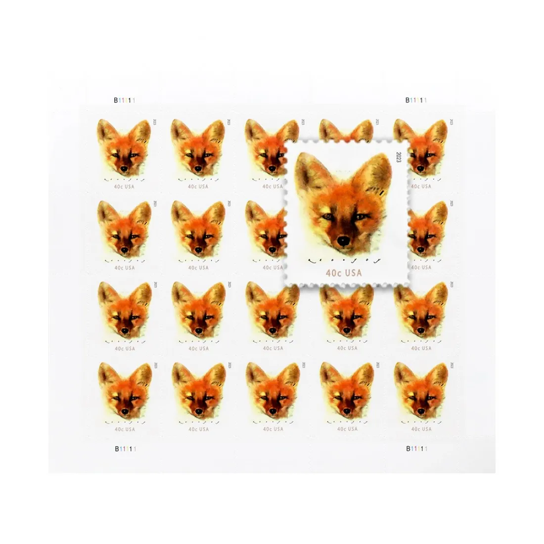 2023 RED FOX stamps | Tool Stamps US Postage Stamps