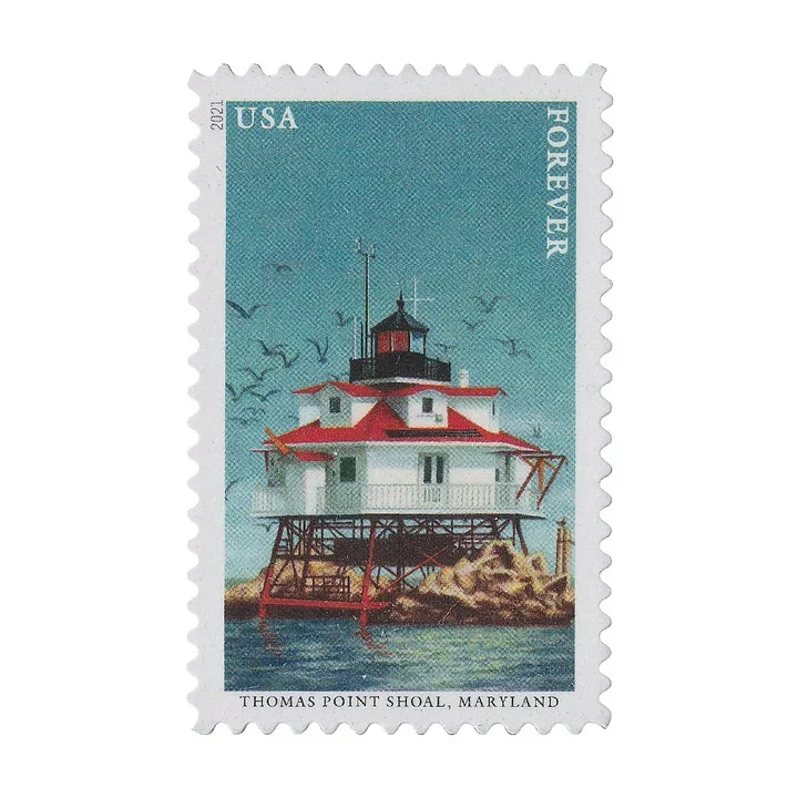 2021 Mid-Atlantic Lighthouses Stamps | Tool Stamps US Postage Stamps