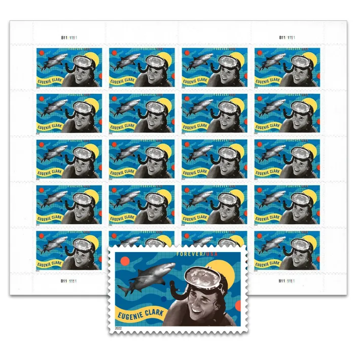 2022 Eugenie Clark Stamps | Tool Stamps US Postage Stamps
