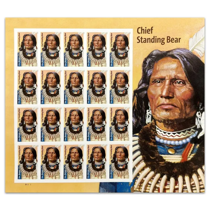 2023 Chief Standing Bear Stamp | Tool Stamps US Postage Stamps
