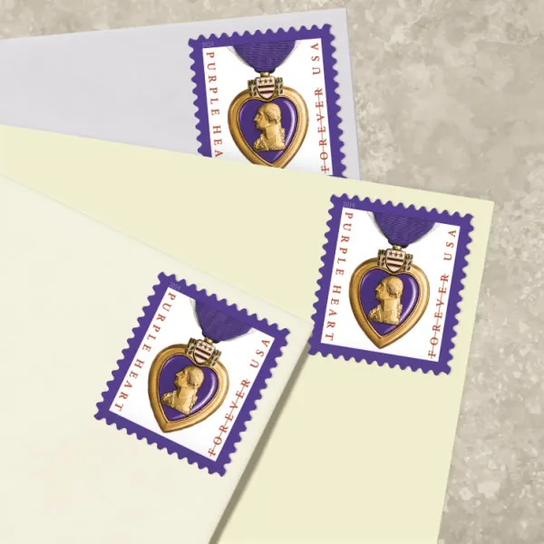 2019 Purple Hear Medal Stamps | Tool Stamps US Postage Stamps