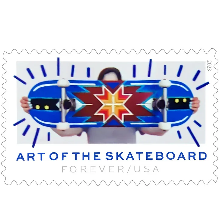 2023 Art of the Skateboard Stamps | Tool Stamps US Postage Stamps