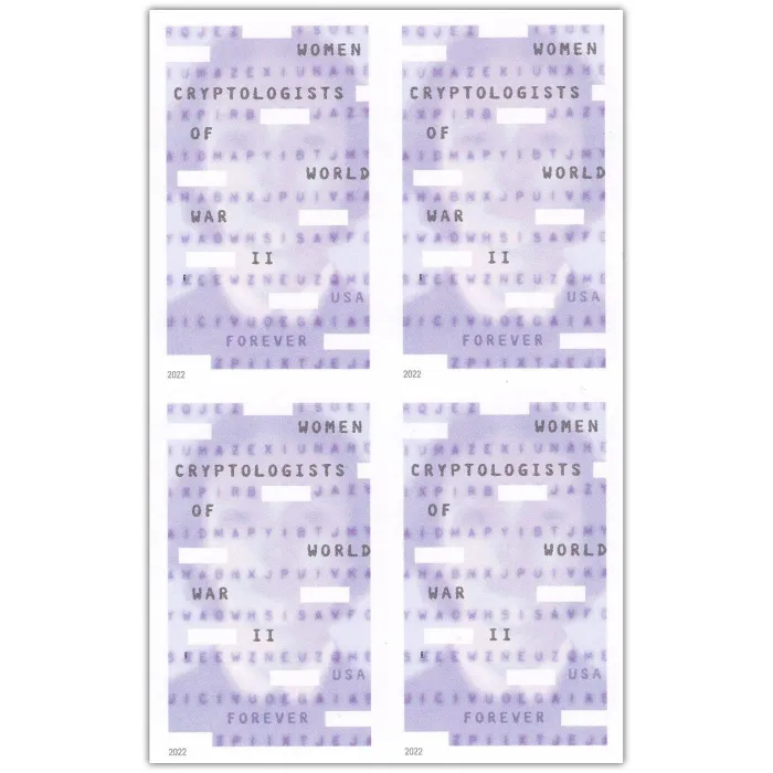 2022 Women Cryptologists of World War ll Press Steet with Die-Ctus | Tool Stamps US Postage Stamps