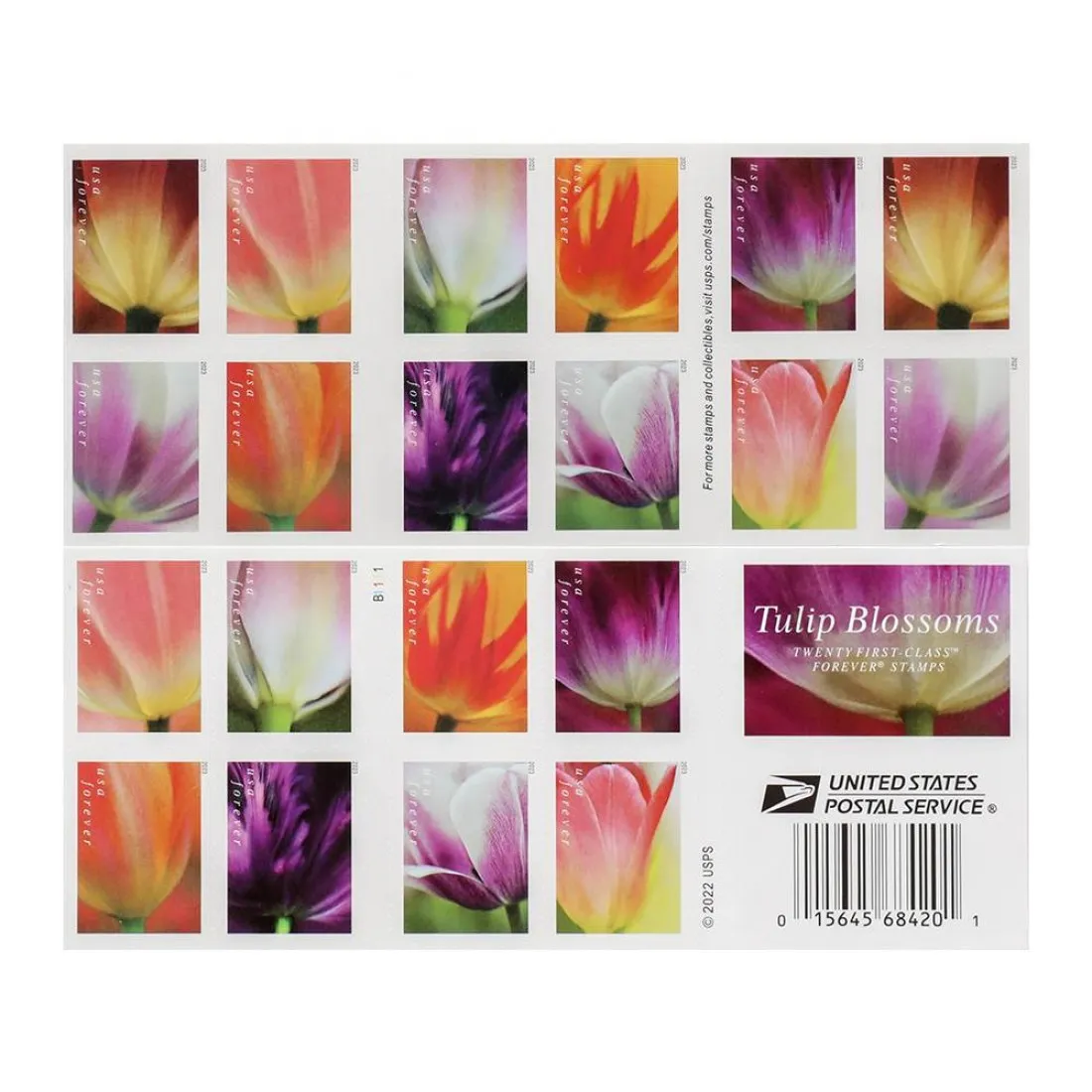 2023 Tulip Blossoms | Tool Stamps US Postage Stamps