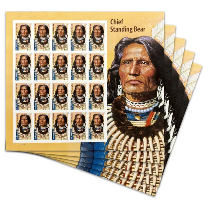 2023 Chief Standing Bear Stamp | Tool Stamps US Postage Stamps