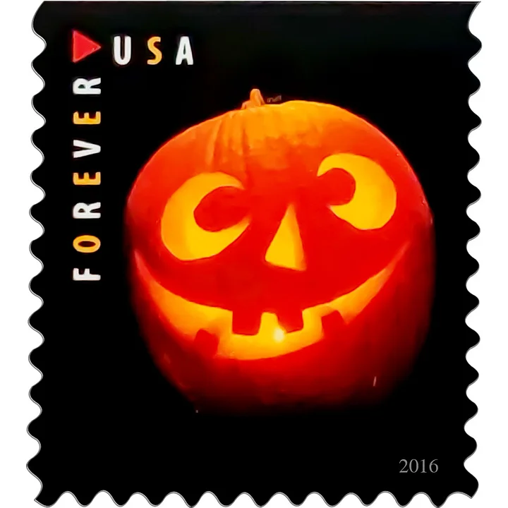 2016 Jack-o’-Lanterns Stamps | Tool Stamps US Postage Stamps