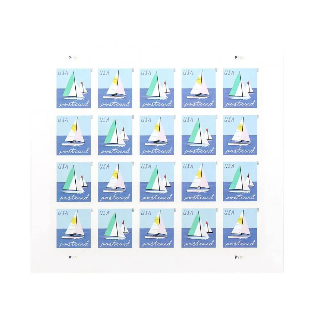2023 Sailboats Postcard Stamps | Tool Stamps US Postage Stamps