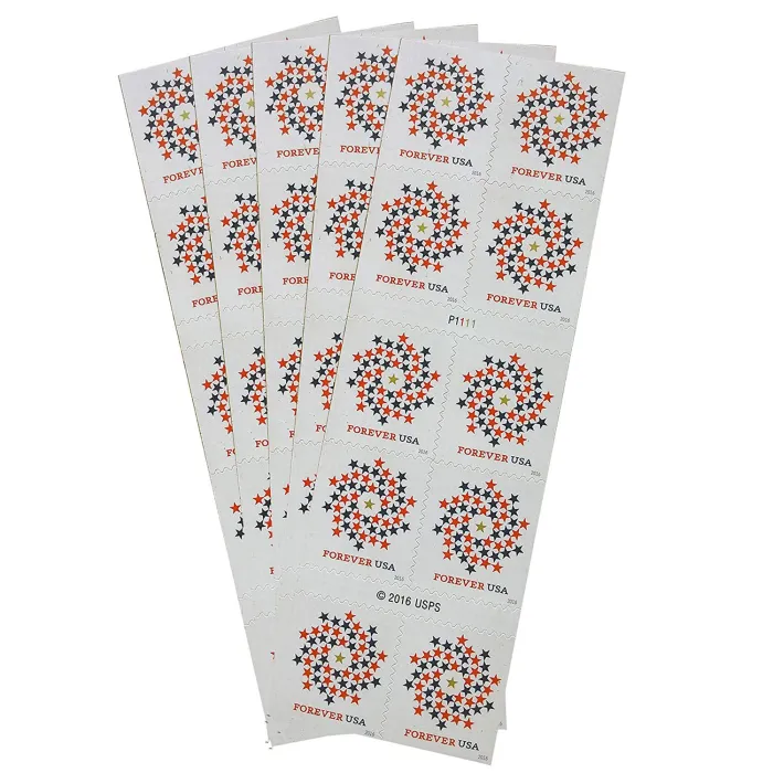2016 Patriotic Spiral Stars Stamps | Tool Stamps US Postage Stamps