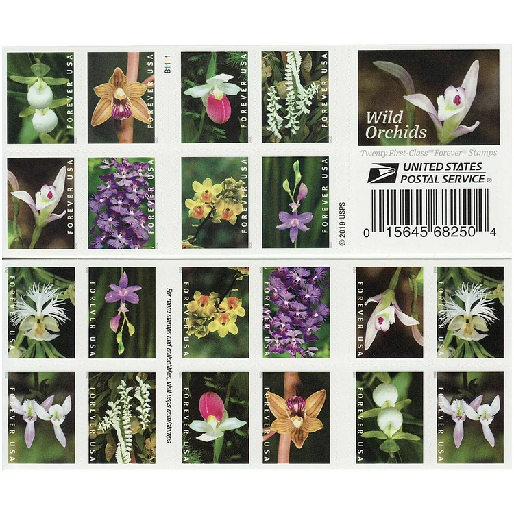 2020 Wild Orchids Stamps | Tool Stamps US Postage Stamps