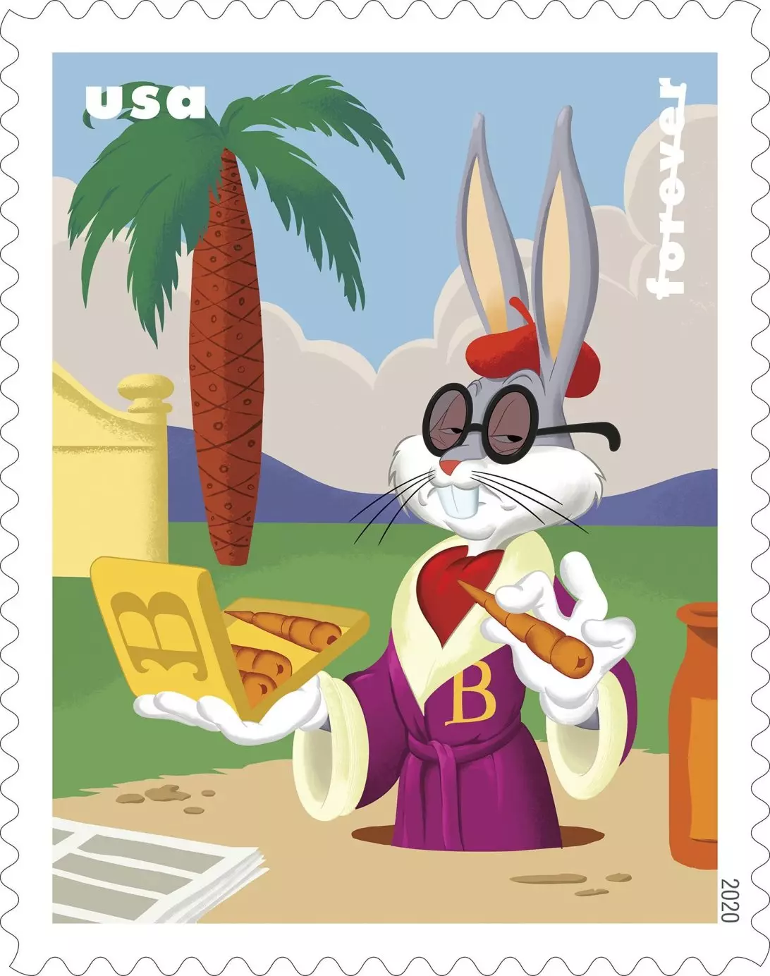 2020 Bugs Bunny Stamps | Tool Stamps US Postage Stamps