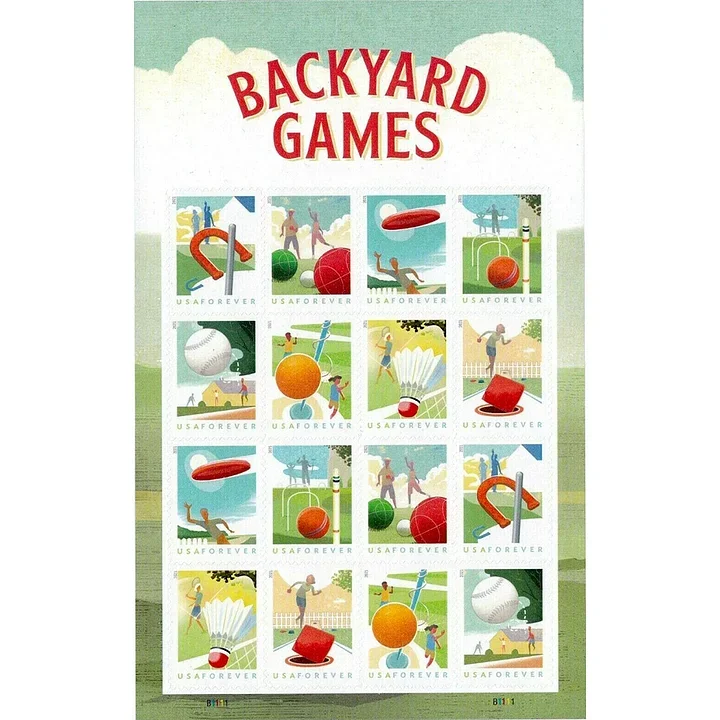 2021 Backyard Games Stamps | Tool Stamps US Postage Stamps