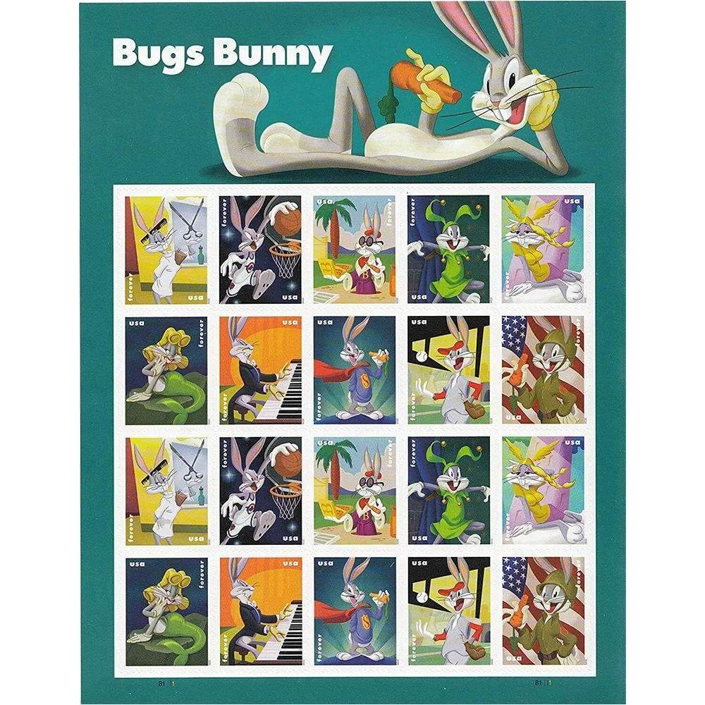 2020 Bugs Bunny Stamps | Tool Stamps US Postage Stamps