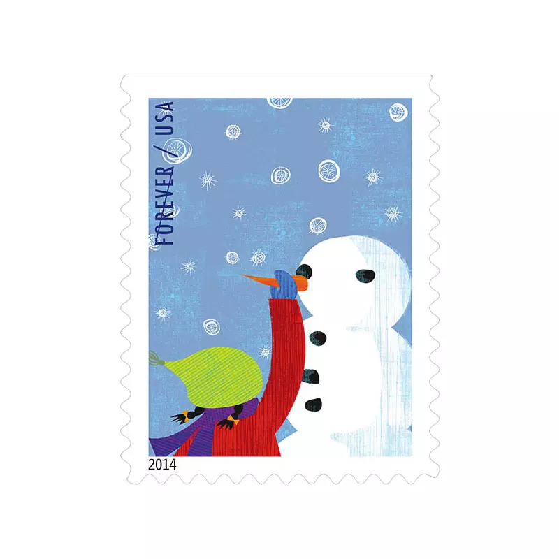 2014 Winter Fun Stamps | Tool Stamps US Postage Stamps