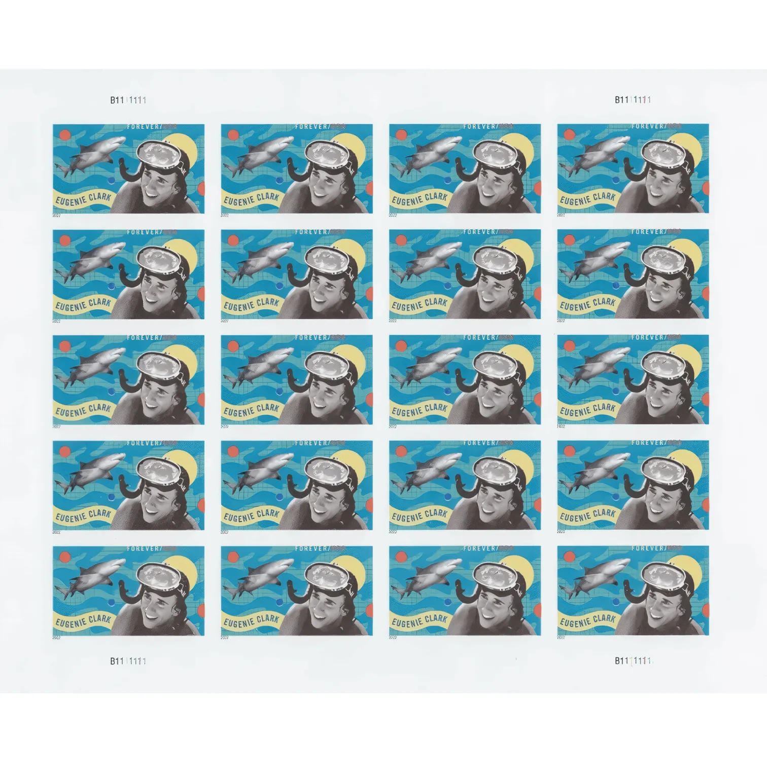 2022 Eugenie Clark Stamps | Tool Stamps US Postage Stamps
