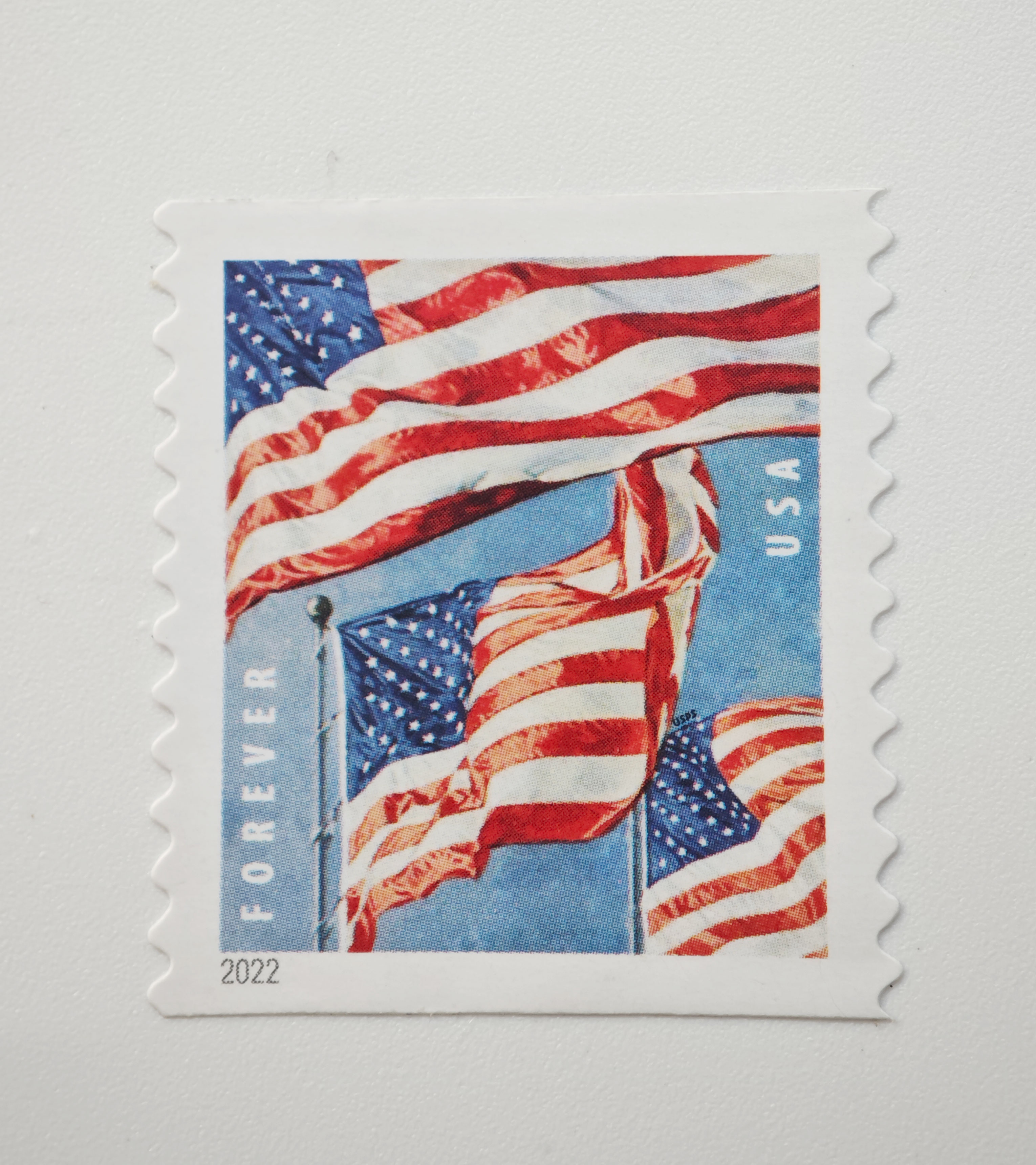 Big Sales! 3 U.S. Flag Stamps,3 Rolls/300 Pcs | Tool Stamps US Postage Stamps